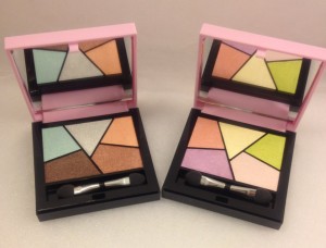 Sporty Chic Graphic Eyeshadow Palette - Pupa A sinistra la 002 Fun Graphic e a destra la 001 Art Fair